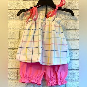 Beaufort Bonnet 2-piece Short Set. Girls Size 5. EUC